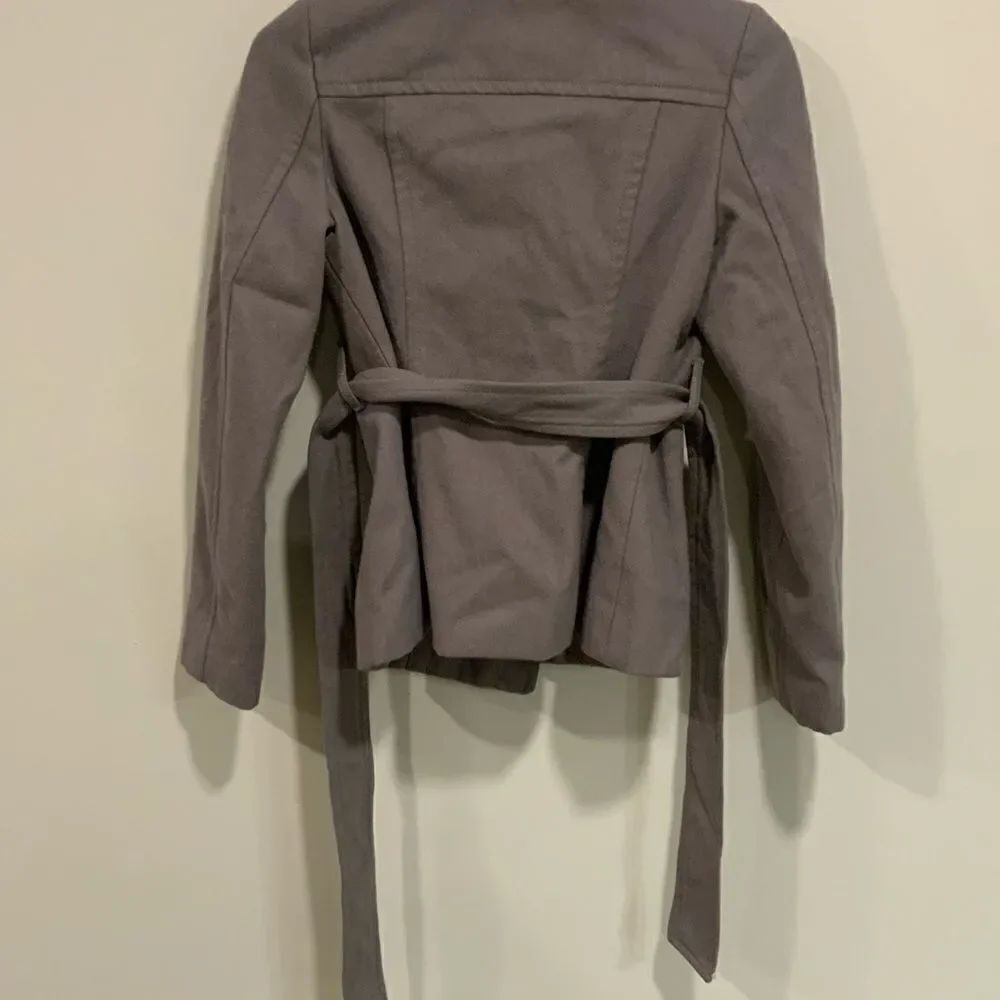 Old Navy Gray Pea Coat. Size XS